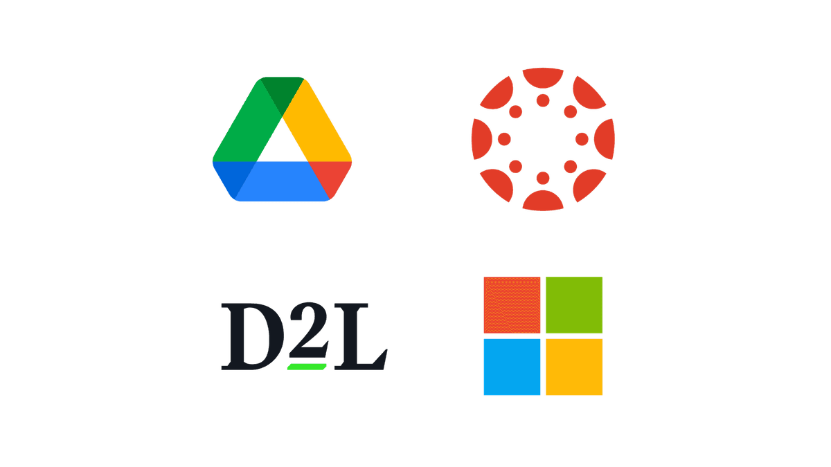 Integration Partners - Google, Canvas, D2L, Microsoft